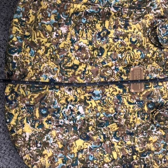 Marc by Marc Jacobs Nylon Marigold Yellow Floral Print Quilted Tote Bag - Picture 10 of 10